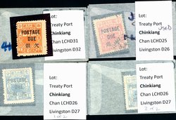 Chinkiang Postage Dues (4 images)