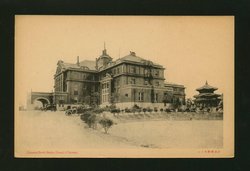 Korea - Chosen Hotel, Seoul, Postcard, corner dents (2 images)