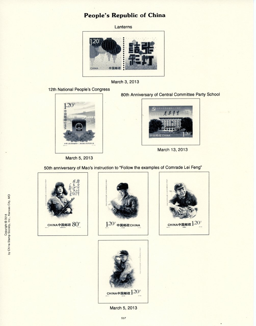 Fidelity PRC Album Pages 1949-2024 pages (____ pages) (22 lbs.)