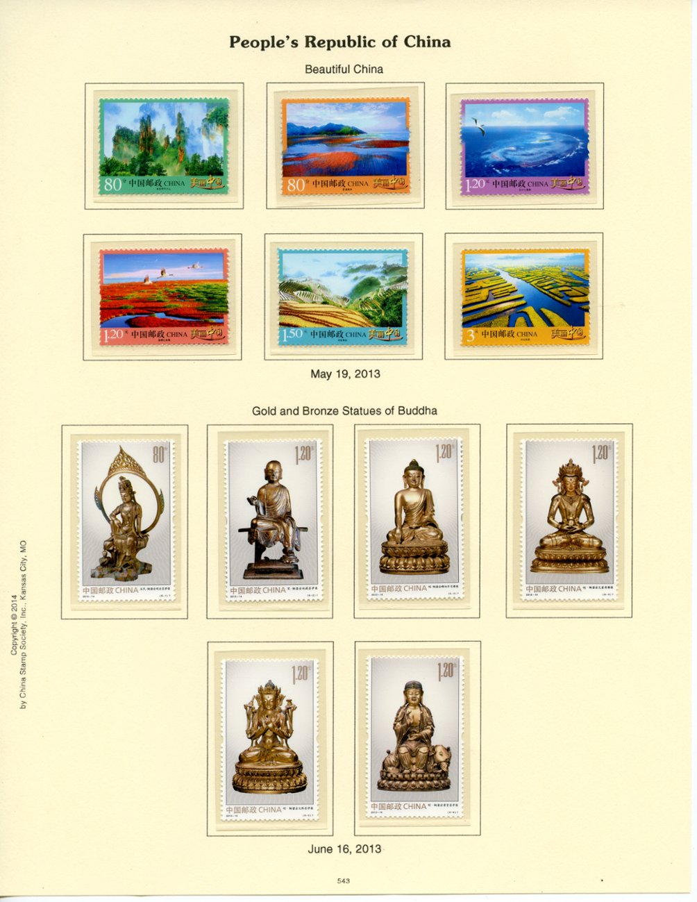 Fidelity PRC Album Pages 1949-2024 pages (____ pages) (22 lbs.)