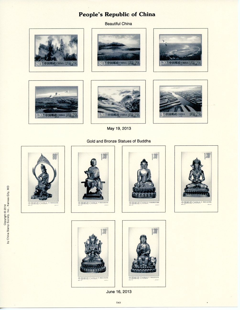 Fidelity PRC Album Pages 1949-2024 pages (____ pages) (22 lbs.)