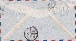 1941 cover by air from Laguna Beach USA for Shanghai $70 US (2 images) (The image clips off part of the cover and sometimes part of a stamp, but the cover is completely intact.)