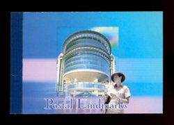 Singapore Philatelic Bureau booklet of Postal Lardmarks with 6 stamps and four other pages