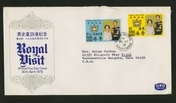 304-05 on 1975 April 30 First Day Cover, torn open at UR near stamps