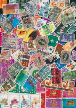 75+ used stamps