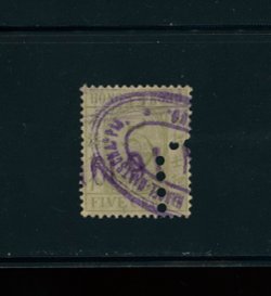 Fiscal Stamp - F12 - very faint