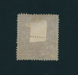 5, little gum, HH using a piece of stamp selvage (2 images)