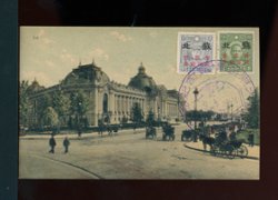 Supeh Fall of Singapore Commemoratives tied with a cancel on a picture postcard (2 images)