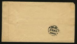 1945 Feb. ? Weining, Kweichow Province, $6 registered surface to Kunming rec'd. Feb. 28 (2 images)