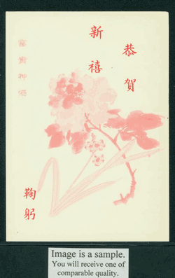PCNY-31 1964 Taiwan New Year Postcard (2 images)