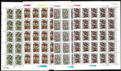 2948-51 PRC T125 in panes of 25 (5 x 5) 1988