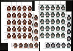 2593-96 PRC 1995-16 in panes of 25 (5 x 5)