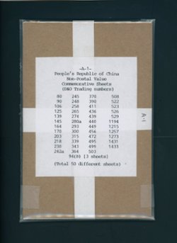 Non-postal Souvenir Sheet Assortment - A group of 50 different with D & O numbers between 80 and 1433 and supplemental Mai issue 94(B) which it three sheets