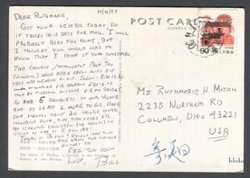 Mailed picture postcard (2 images)