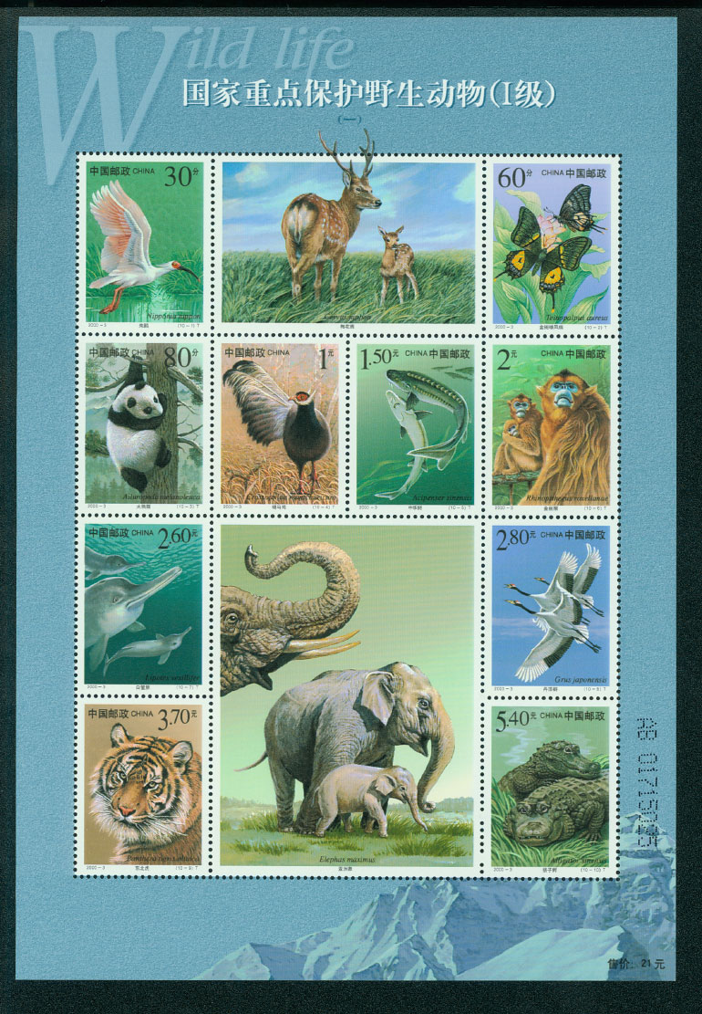 3006 PRC 2000-3M Souvenir Sheet