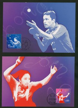 4152-53 PRC 2013-24 on set of two Maxicards