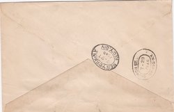 1946 Cover registered from Shanghai to New York (July 27) (2 images)