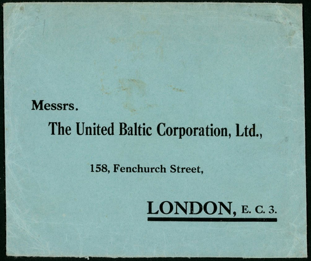 1949 Feb. 4 Shanghai Gold Yuan $44 overweight (40-60g) international surface cover to London, franked with Sc. 875 (2) and 886 (4) (2 images)