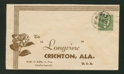 1940 Sept. 14 Shanghai 50c surface to USA, attractive cover