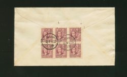1948 Nov. 25 Shanghai $6,000,000 (22 day rate) surface to USA (2 images)