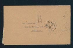 1940 Feb. 7 Kungming, Yunnan, 17c surface to Kweiyang, Kweichow, rec'd. Feb. 10, center fold (2 images)