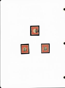 359 imperf variety and imperf with center vignette shifted