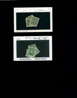 Postal Savings Stamps (numbers used are from J. Millard Williams 1976 catalog) ( current listings are on pages 315-332 of the CSS Catalog) (6 images)