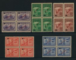 776-80 in blocks of four, toned gum