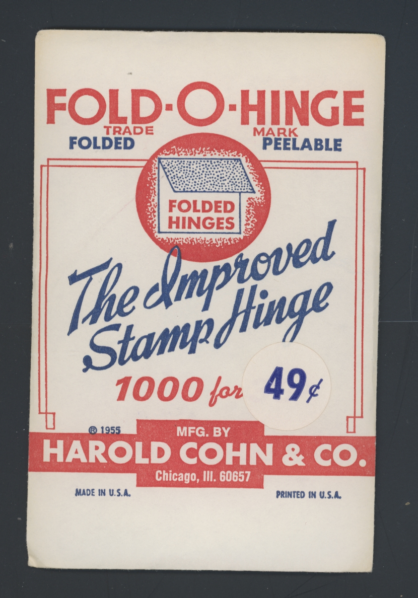 Old package of 1,000 Fold-O hinges, full
