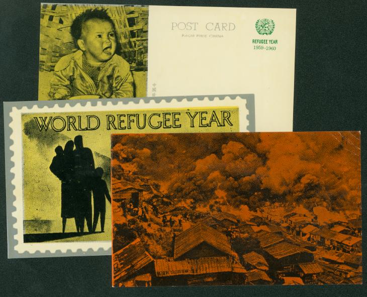 1959-60 World Refugee Year PPCs, unused