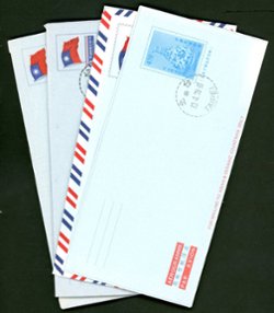 LSAOA-11, 12, 14-16, 18, and 2 later (not listed in Alexander) eight 1978//1994 Asian and Oceanic countries international airletter sheets, each an unaddressed FDC (2 images)