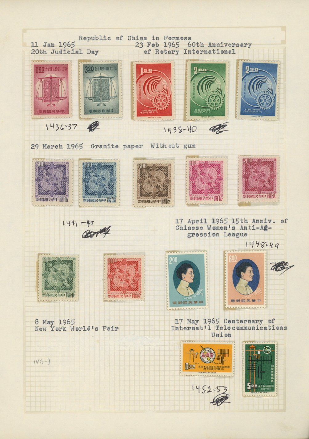 1436-37, 1438-40, 1441-47, 1448-49 and 1452-53