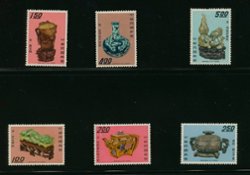 1592-9, HH, 1593 short perfs. at right, 1594 scuff, and 1597 pp at top